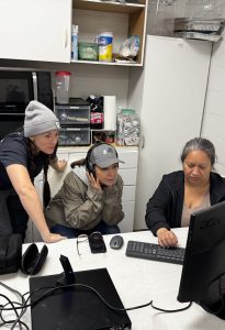 Media team transforming the youth room into a studio to live stream Gods word.